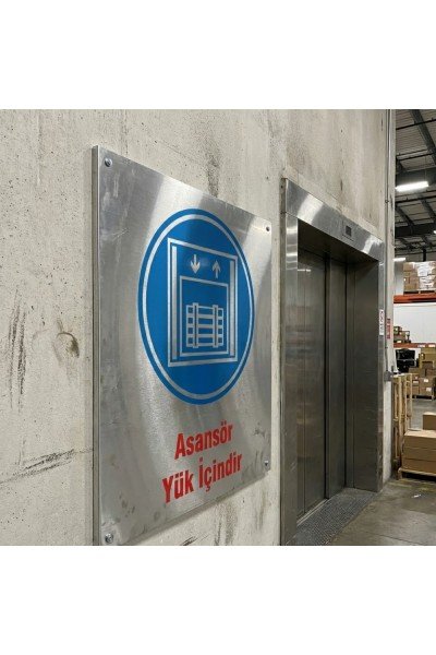 Asansör Yük İçindir Metalik