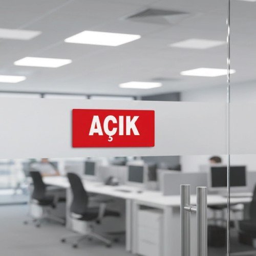 Açık İkaz Levhası 