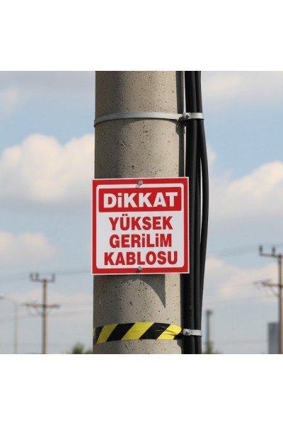 Dikkat Yüksek Gerilim Kablosu