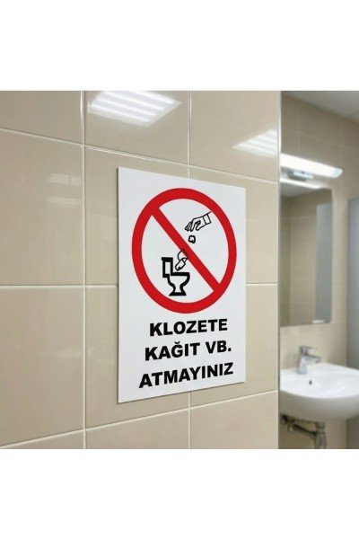 Klozete Kağıt vb Atmayınız