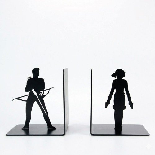 Metal Kitap Desteği 2'li Okçu ve Ajan Metal Kitap Desteği 2'li Okçu ve Ajan