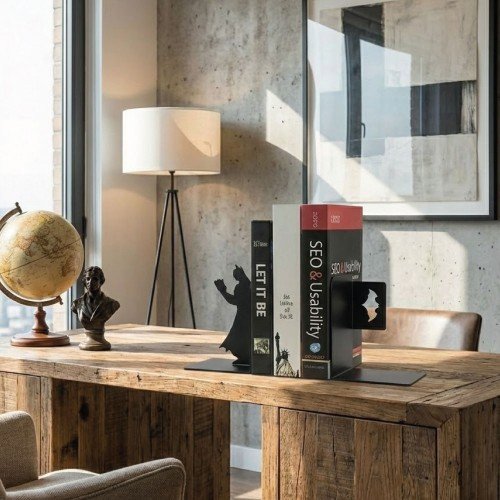 Metal Kitap Desteği 2'li Batman