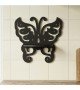Siyah Ahşap Kelebek Raf