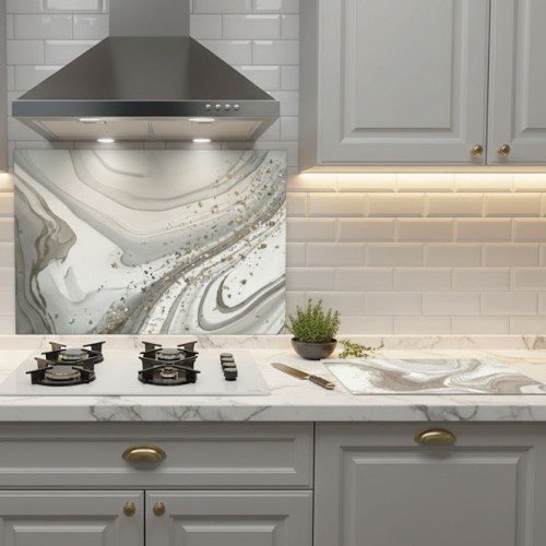 Cam Kesme Tahtası ve Ocak Arkası Cam Koruyucu Seti