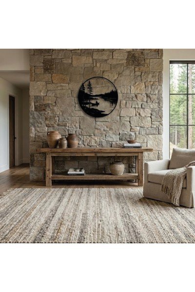  Modern Göl Manzaralı Duvar Dekoru