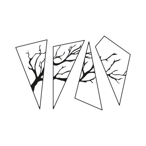 Modern Salon İçin Soyut Duvar Dekoru