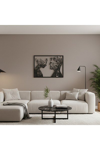 Eşler Metal Duvar Dekoru