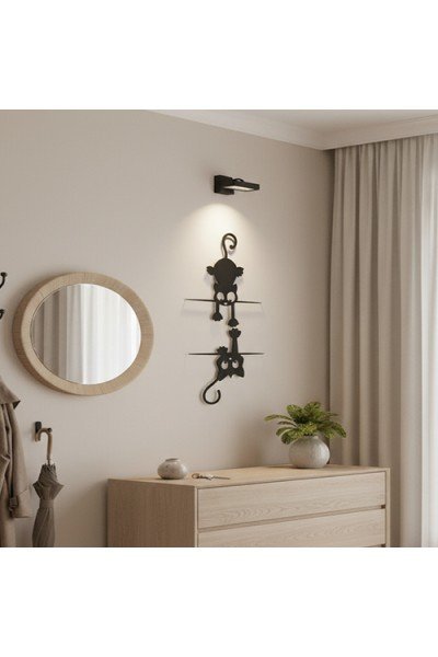 Kediler Metal Duvar Dekoru