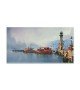 Sisli Liman Manzaralı Kanvas Tablo Sisli Liman Manzaralı Kanvas Tablo