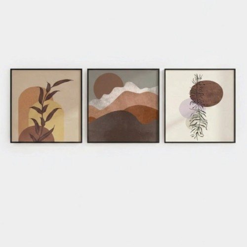 Toprak Tonlu Botanik ve Manzara Duvar Panosu