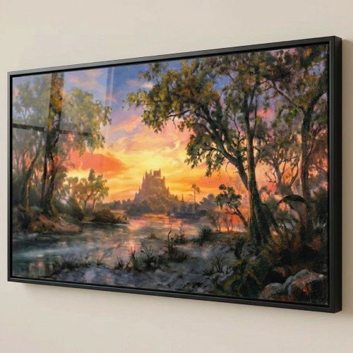 Günbatımı Manzara Tablosu