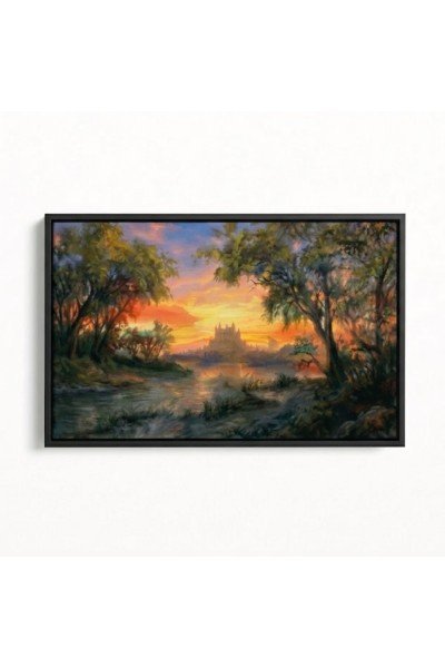 Günbatımı Manzara Tablosu