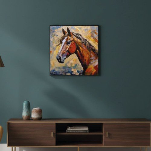 Yağlı Boya Görünümlü Modern Duvar Dekoru