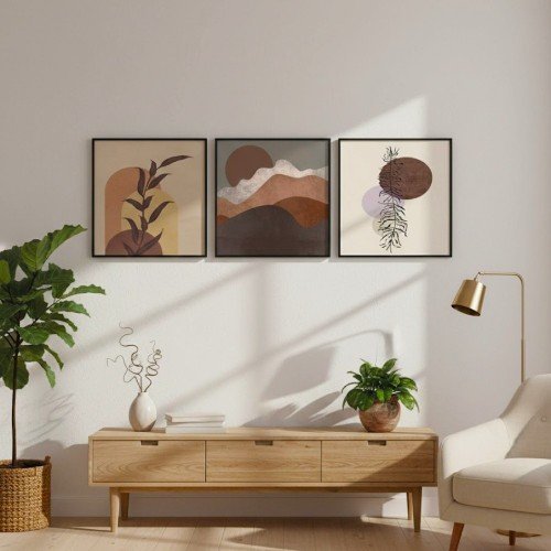 Toprak Tonlu Botanik ve Manzara Duvar Panosu