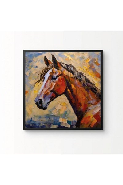 Yağlı Boya Görünümlü Modern Duvar Dekoru